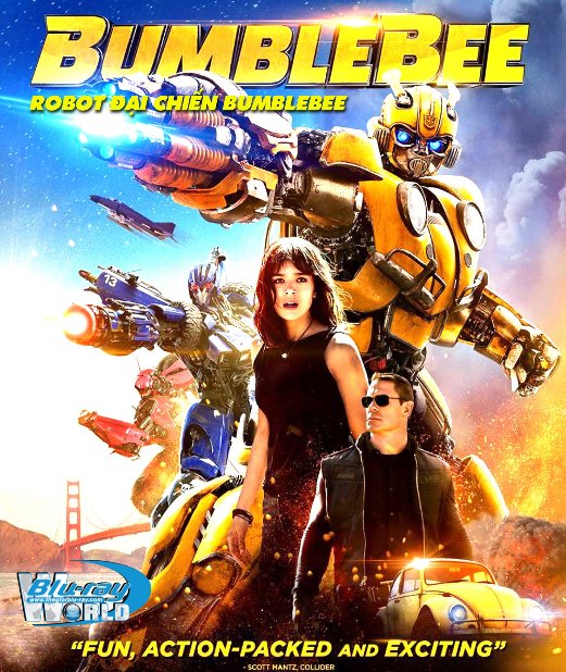 F1638. Bumblebee 2018 - Robot Đại Chiến: Bumblebee 2D50G (TRUE- HD 7.1 DOLBY ATMOS)